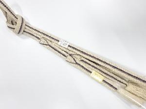 未使用品　正絹　撚り房　夏手組帯締め